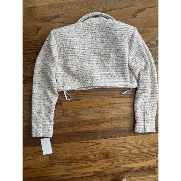 For Love & Lemons Dionne Tweed Jacket & Mini Dress Size S New - Picture 9 of 10